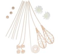 HOMSFOU Bâtonnets Diffuseurs à Roseaux Naturels 48 Pièces Tiges de Recharge pour Diffuseur D’huiles Essentielles, Parfum D’Ambiance Stable pour Maison, Bureau et Salon, Ensemble 12