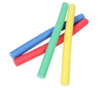 HOMSFOU Bâtons de Relais en Mousse Souple Lot de 4 pour Activités de Cohésion d'Équipe et Jeux de Course Scolaire pour Garçons et Filles