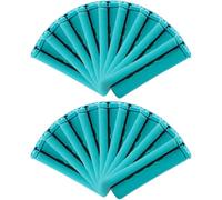 HOMSFOU Bigoudis sans Chaleur 18 Pcs pour Boucles Rétro et Ondulations Outils de Coiffage à Domicile pour Cheveux Courts et Longs