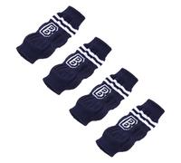 HOMSFOU Bleu en Coton Élastique Chaussettes pour Chiens et Chats 4pcs Confortables et Antidérapantes, Protection des Pattes pour Animaux de 1,5 à 6kg en Intérieur