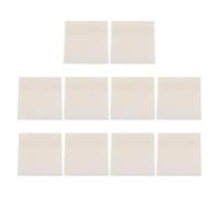 HOMSFOU Bloc-notes Mémo Pet Transparent, 500 Feuilles, 10 Cahiers