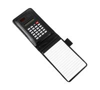 HOMSFOU Bloc Notes Portable Noir sans Stylo Carnet de Notes Pratique et Compact pour Bureau et École Papier pour Mémos et Listes