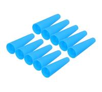 HOMSFOU Bobines en Plastique Bleu 10 Pcs pour Machine Textile à Grosse Vitesse, Tubes Coniques pour Enrouleurs de Fil, Porte-écheveaux Robustes pour Travaux D'aiguille et Tissage