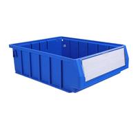 HOMSFOU Boîte à Compartiments en Plastique 300X234X90 MM Bleue - Organiseur de Rangement pour Petites Pièces et Outils - Coffret Compartimenté Portable pour Visserie Quincaillerie et