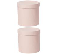 HOMSFOU Boîte à Fleurs Ronde 2 Unités, Emballage Floral en Carton pour Compositions Créatives, pour Mariage et Occasions Spéciales