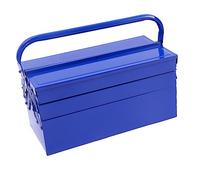 HOMSFOU boîte à Outils en métal Portable Multi-Couches avec poignée de Rangement en Fer Robuste pour la Maison, la réparation Automobile et Les projets de Bricolage, Design Durable et Pratique