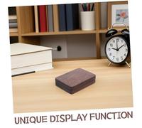 HOMSFOU Boîte Bois de pour Médailles Présentoir Élégant et Portable pour Collection de Badges et Broches Organisateur de Médailles Compact pour Décoration et Rangement