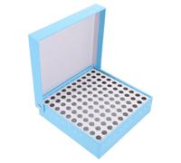 HOMSFOU Boîte de Rangement pour Microcentrifugeuse Conteneur Cryogénique Rigide pour Tubes à Congélateur Organisateur Échantillons pour Laboratoire et Institut
