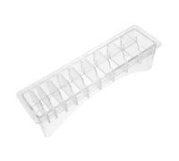 HOMSFOU Boîte de Rangement pour Tondeuses à Cheveux et Peignes, Organisateur de Sabot de Tondeuse de Barbier 10 Emplacements, Usage Professionnel en Salon