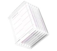 HOMSFOU Boîte de Rangement pour Vernis à Ongles en Acrylique Transparente à Six Couches, Tiroirs, pour Organiser Outils et Décorations Lors de Fêtes