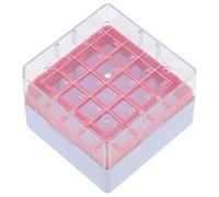 HOMSFOU Boîte de Stockage Cryogénique et Catégorisation D'échantillons Compartiments Numérotés en Plastique Rangement et Récupération Rapide pour Tubes à Essai pour Congélation