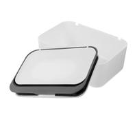 HOMSFOU Boîte Distributrice de Lingettes Sèches et Humides en Pp Légère Couvercle, Portable et Lestée Utilisation Main Table à Manger