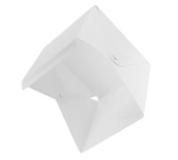 HOMSFOU Boîte Lumineuse Portable LED 20cm pour Photographie, Facile à Assembler, Anti-Ombres et Réflexions, en Abs, Tente Pliable pour Photo de Produits