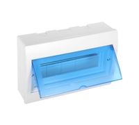 HOMSFOU Boîtier de Distribution Électrique Étanche Voies avec Rail Din Coffret Disjoncteur Plastique pour Usage Extérieur et Résidentiel