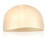 HOMSFOU Bonnet Chauve en Latex Beige Extensible pour Hommes, Calotte Réutilisable pour Maquillage, Perruques et Déguisements de Théâtre, Accessoire Cosplay Halloween, Taille Unique