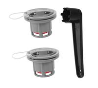 HOMSFOU Bouchon de Valve Gonflable Sup et Valve à gaz pour Kayak Gonflable, PVC, 1set, 8 Trous, clé à 8 encoches, Installation Facile, étanchéité avancée, Home Maintenance, Kayak et
