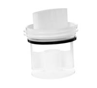 HOMSFOU Bouchon de Vidange pour Machine à Laver Filtre à Peluches en Plastique, Joint Étanche, Compatible Tambour, Prévention du Colmatage, Accessoires Lave-linge, Remplacement Facile,