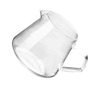 HOMSFOU Bouilloire Verre Résistante 650 Ml Couvercle pour Préparation Thé Café Maison