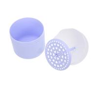 HOMSFOU Bouteille Moussante Manuelle Bleue Portable, Machine à Mousse pour Nettoyant Visage et Gel, Gobelet Mousseur Compact pour Mousse Nettoyante Douce, Soin Visage Quotidien