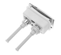 HOMSFOU Bouton Réservoir Chasse Eau Double Compact Durable et Facile à Installer Compatible avec Cuvettes Wc Universelles Accessoire Toilette Pratique Couleur Aléatoire