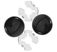 HOMSFOU Boutons de Manchette Noirs en Cuivre 2 Pièces pour Habillées et Smokings, Accessoires Élégants pour Mariages, Affaires et Occasions Spéciales, Boutons pour Hommes Sophistiqués