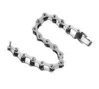 HOMSFOU Bracelet Homme Chaîne de Moto en Acier Inoxydable Épais, Style Punk Biker, Résistant la Corrosion, Décoration de Poignet pour Hommes, Accessoire pour Présent Couleur Aléatoire