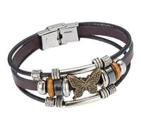 HOMSFOU Bracelet Manchette Punk Métal Multi-rangs Vintage pour Femmes, Accessoires Gothiques et Bijoux des Années 80, Style Bohème pour Soirées, Cosplay et Usage Quotidien