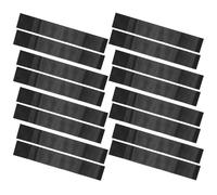 HOMSFOU Brassard de Deuil Noir et Design Élégant 16 Pièces en Polyester Taille Réglable pour Adultes pour Cérémonies et Événements Sportifs