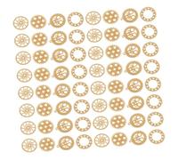 HOMSFOU Breloques D'engrenage Métalliques Diy, Pendentifs De Collier Et Bracelet, Alliage Léger Couleur Dorée, Lot De 2, Pour Amateurs De Bijoux Punk, Créations Artisanales, Présents Personnalisés