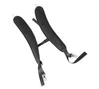 HOMSFOU Bretelles Dos Doubles Réglables Rembourrées en Néoprène, Sangle De Remplacement Épaulière Amortissante, pour Sport Et Activités Extérieures