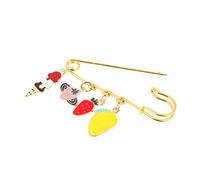HOMSFOU Broche Alliage pour Femmes Épinglette de Sécurité pour Vêtements Accessoire de Mode Dessin Animé pour Écharpes Chapeaux et Vêtements