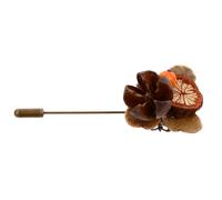 HOMSFOU Broche Vintage de Pomme de Pin Imitation, Broche Faite Main Effet Baie, Épingle Décorative Automne, Accessoire Rétro Élégant pour Vêtements Féminins