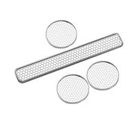 HOMSFOU Brûleur de Parfum Porte-Spirales de Parfum Support pour Brûleur D'aromathérapie Argenté 304 Acier Inoxydable Grille Anti-feu Bureau Relaxation