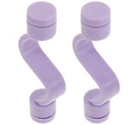 HOMSFOU Butée de Porte Magnétique pour Machine à Laver 2pcs, Support Flexible en Plastique Lavande Clip de Ventilation, pour Maison et Hôtel