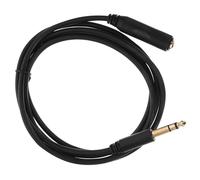 HOMSFOU Câble Audio 1/4 Mâle vers Femelle Rallonge Jack 6.35 Cordon Audio Réduction du Bruit pour Casque Enceinte -FI Connexion Stable 180.00 Cm