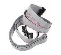 HOMSFOU Câble De Connecteur 16 Broches 1m Cordon Plat Gris 4 Pièces Pas De 2,54 Mm Câblage Interne Équipement Audio Et Vidéo Câbles Personnalisés