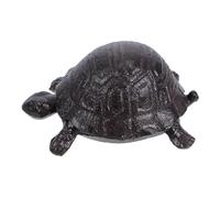 HOMSFOU Cache-clés Tortue Fonte Résistante Aux Intempéries Boîte De Rangement Décorative pour Entrée Secrète pour Clés De Rechange Rangement Pratique pour Jardin Et Patio
