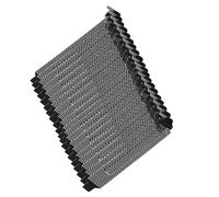 HOMSFOU Cache D'emplacement Pci et Facile à Nettoyer Structure en Maille en Métal Noir 20pcs Anti-poussière pour Châssis Ordinateur ATX Matx
