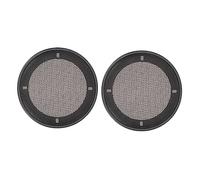 HOMSFOU Cache Haut-Parleur 16.5 X 16.5 Cm Couvre Subwoofer en Fer Et Plastique Protection pour Caisson De Basse Voiture Accessoire Audio DIY