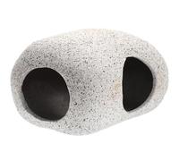 HOMSFOU Cachette pour Betta en Céramique, Grotte Réaliste pour Aquarium | Décor Sous-marin Solide, N’altère Pas L’eau, pour Crevettes et Poissons, Usage Aquarium ou Bureau