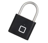 HOMSFOU Cadenas à Digitale Portable Aluminium Étanche pour Casier Porte et Armoire Serrure Intelligente Multifonction Sécurité Renforcée