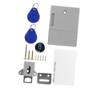HOMSFOU Cadenas Électronique Rfid Invisible Abs pour Armoire sans Batterie Serrure Intelligente à Induction Installation sans Perçage Système Pratique et Durable