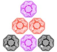 HOMSFOU Capuchons de Clous pour Pédale D'effet Guitare Électrique en Plastique 6pcs, Installation Facile, Design Simple et Élégant, Adaptés à Tous Types D'occasions