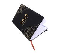 HOMSFOU Carnet de Planification Quotidienne Agenda Notepad Noir pour Programmation Annuelle Pratique pour Organiser Vos Tâches et Écrire Vos Journaux