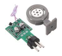 HOMSFOU Carte de Circuit Microphone 103 Condensateur 16mm avec Éléments Métalliques et Plastiques pour Réparation Bruit en Podcasting