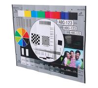 HOMSFOU Carte de Test de Résolution 40x30 Cm pour Lentilles de Vidéosurveillance, Outil Professionnel D'étalonnage de L'objectif Mire de Réglage de Mise Point et Vérificateur