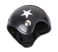 HOMSFOU Casque pour Hamster et Petits Animaux de Compagnie, Accessoire Photo en Tissu Doux, Chapeau Amusant Noir Étoiles, Taille Unique, Interactif pour Divertissement et Plusieurs Styles