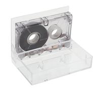 HOMSFOU Cassette Audio Vierge 60, Mini Cassette D’Entretien, Design Enregistrable, Son Clair, Étui Rigide Transparent, pour Anniversaire et Fête