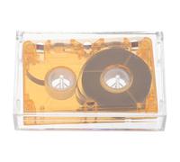 HOMSFOU Cassette Audio Vierge Orange 40-60 Bande Audio pour Magnétophone à Cassettes Compatible Enregistrements Interviews et Messages Personnels Vintage