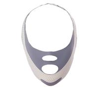 HOMSFOU Ceinture Tonifiante Visage V en Gris Sangle de Compression Appareil de Lifting du Visage pour Double Menton Masque Amincissant Multifonction pour Femmes et Hommes Soin Compact